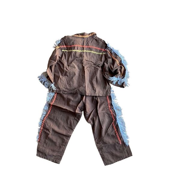 Vintage boys, Native American Halloween costume size 4/5 - Picture 3 of 6